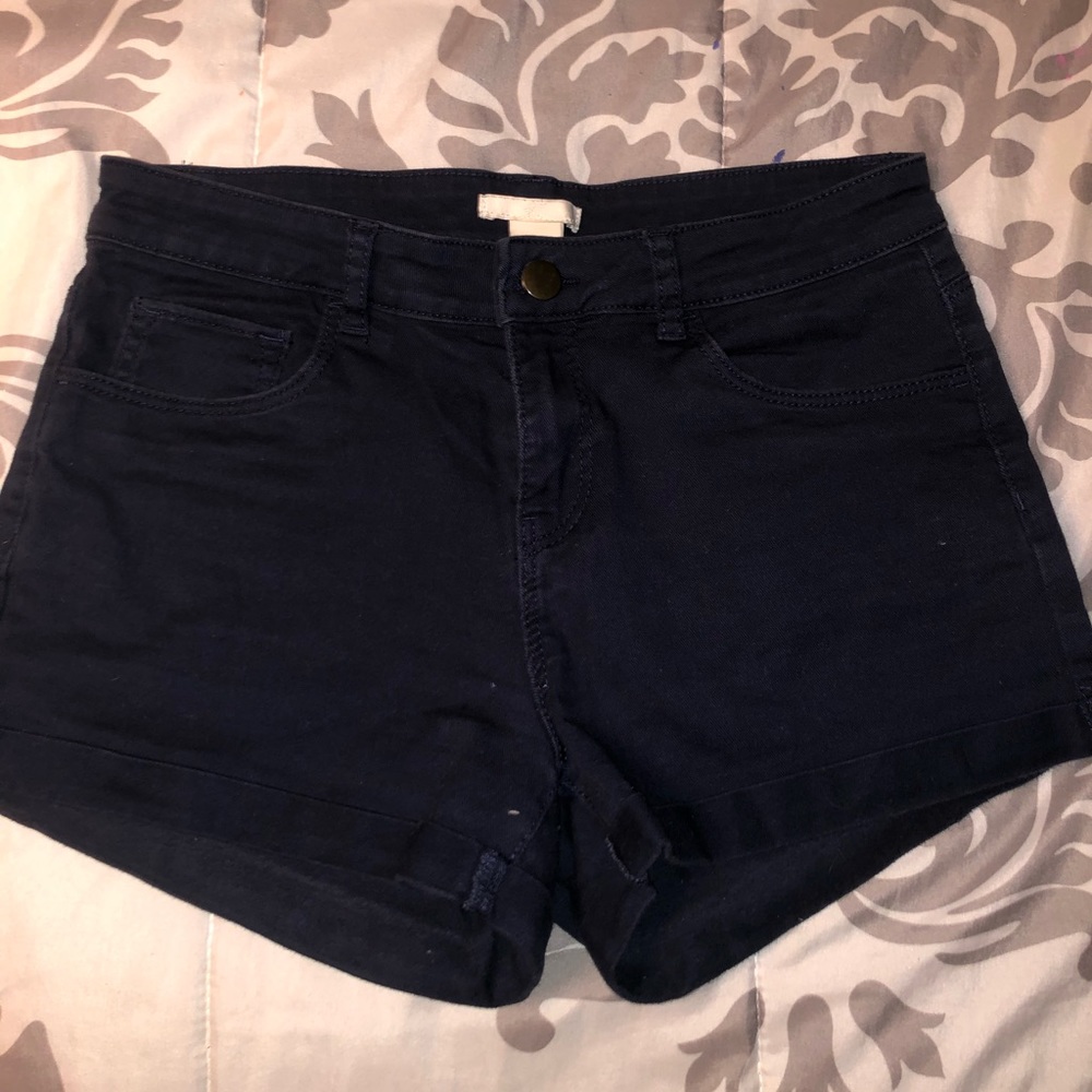 Navy Blue H&M Jean Shorts
